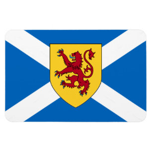 Magnet Flexible Aimant de drapeau de l'Ecosse - croix et lion