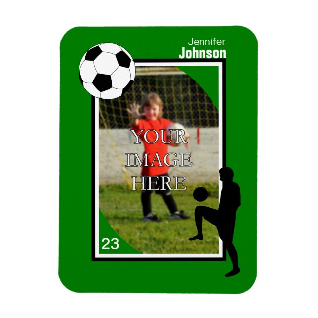 Magnet Flexible Aimant de football/football personnalisé (Vertical)