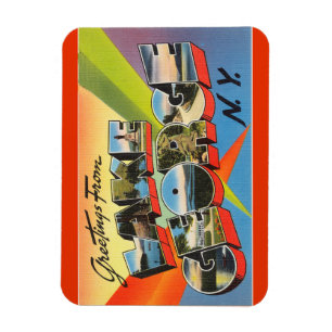 Magnet Flexible Aimant de George de New York, lac