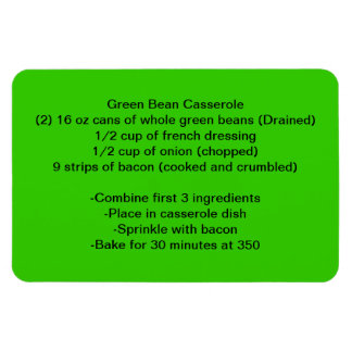 Magnet Flexible Aimant de haricot vert