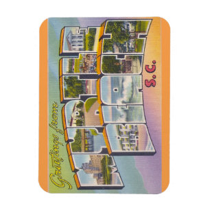 Magnet Flexible Aimant de la Caroline du Sud, Myrtle Beach