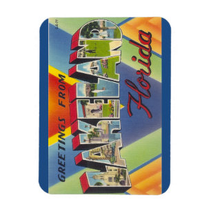 Magnet Flexible Aimant de la Floride, Région des lacs