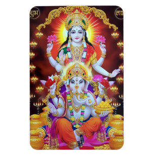 Magnet Flexible Aimant de Lakshmi et de Ganesha