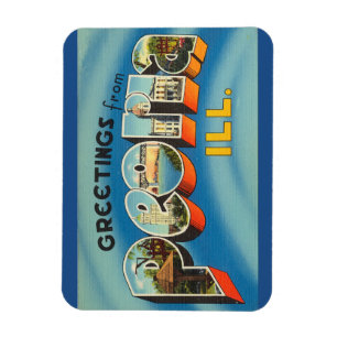 Magnet Flexible Aimant de l'Illinois, Peoria