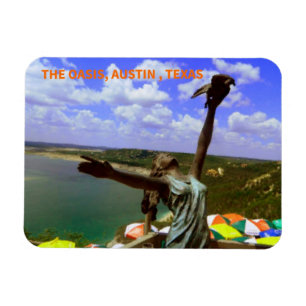 Magnet Flexible Aimant de l'Oasis, Austin Texas