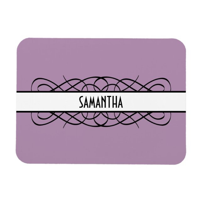 Magnet Flexible Aimant de luxe ivoire déco (Horizontal)