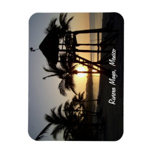 Magnet Flexible Aimant de mer des Caraïbes de Cancun Mexique de