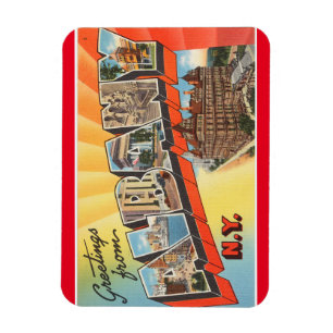 Magnet Flexible Aimant de New York, Albany