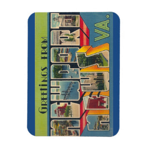 Magnet Flexible Aimant de nouvelles de la Virginie, Newport