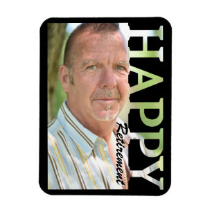 Magnet Flexible Aimant de photo de retraite   Retraite personnalis