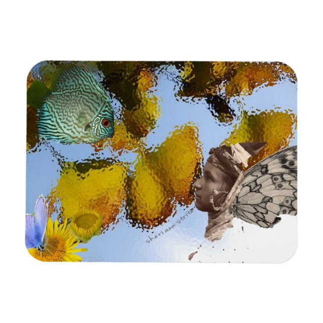 Magnet Flexible Aimant de poisson et de poisson (Horizontal)