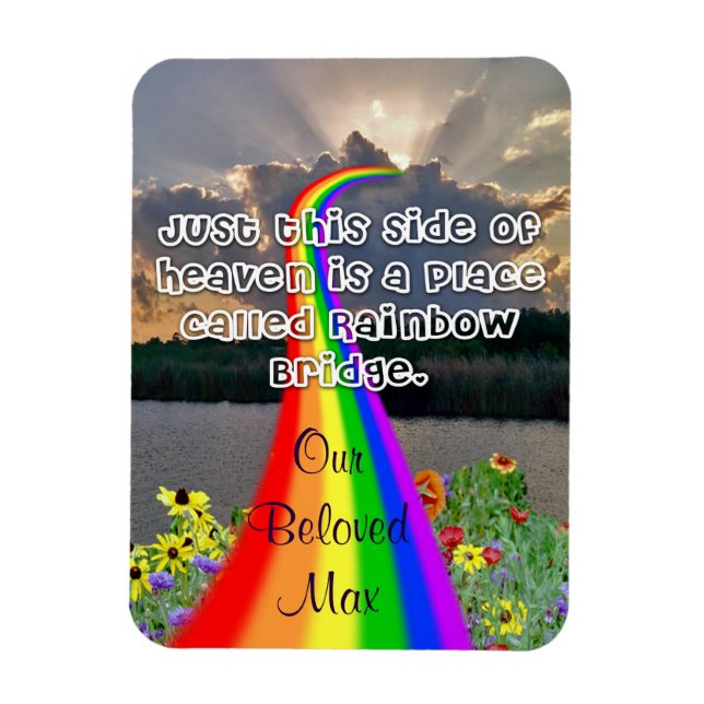 Magnet Flexible Aimant de pont arc-en-ciel (Vertical)