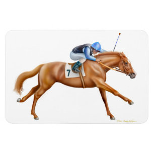 Magnet Flexible Aimant de prime de cheval de course de champion