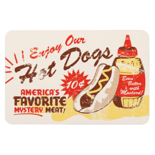 Magnet Flexible Aimant de prime de hot-dog