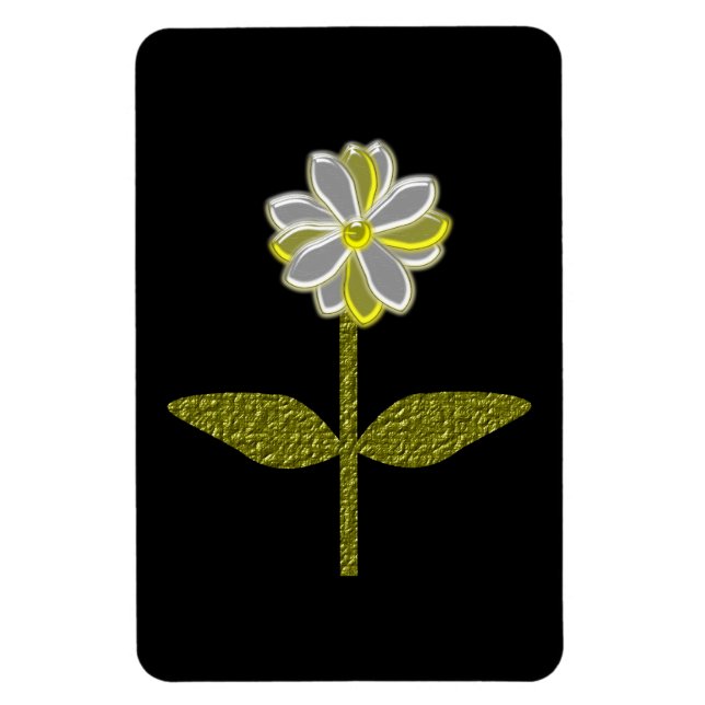 Magnet Flexible Aimant de qualité supérieure Fleur de marguerite (Vertical)
