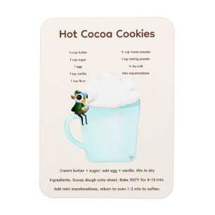 Magnet Flexible Aimant de recette de cookie au cacao chaud Eclipse