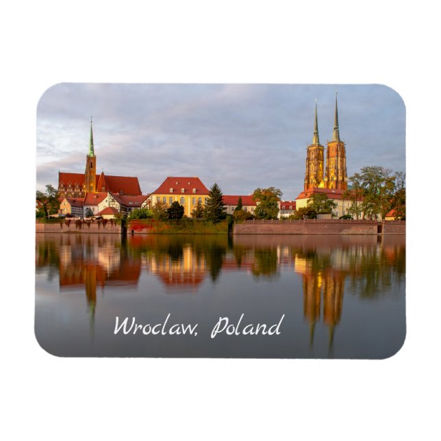 Magnet Flexible Aimant de réflexion de la rivière Wroclaw (Horizontal)
