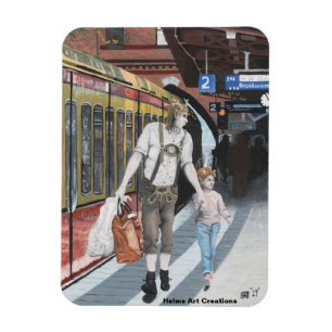 Magnet Flexible Aimant de réfrigérateur du train Elf allemand