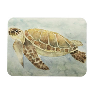 Magnet Flexible Aimant de réfrigérateur Tortue marine #1
