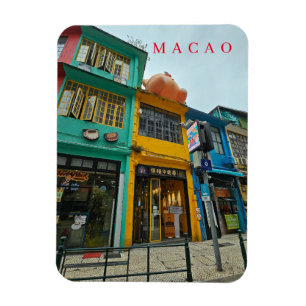 Magnet Flexible aimant de réfrigérateur vue des magasins de Macao