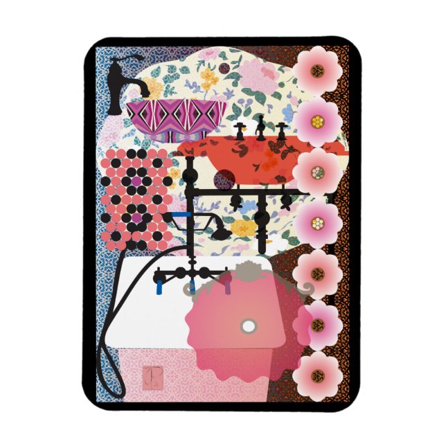 Magnet Flexible Aimant de roses (Vertical)