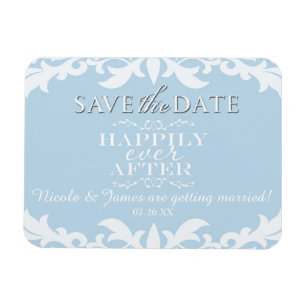 Magnet Flexible Aimant de sauvegarde de date de mariage heureux à