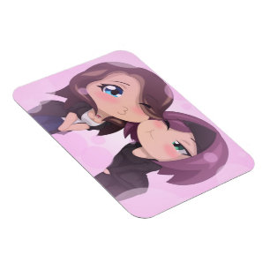 Magnet Flexible Aimant de Sharm et de Gigi Chibi