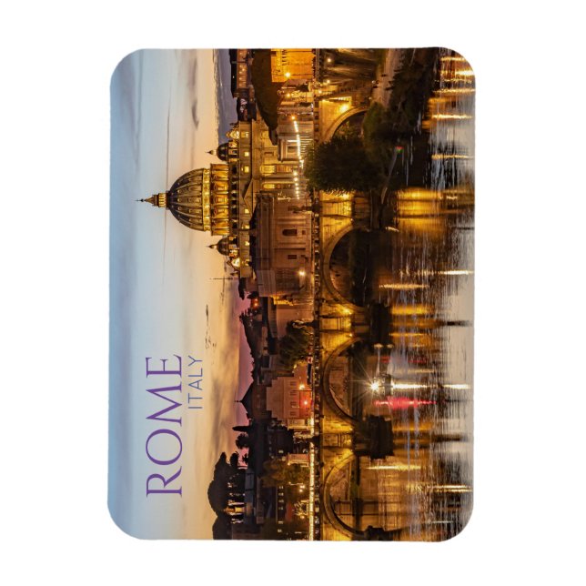 Magnet Flexible Aimant de souvenir de Rome Italie (Vertical)