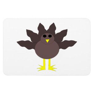 Magnet Flexible Aimant de Thanksgiving drôle de dindon