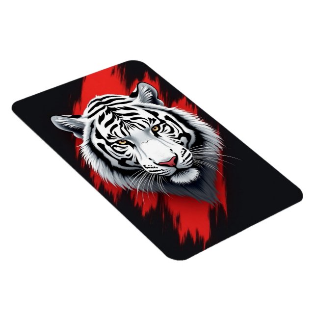 Magnet Flexible Aimant de tigre blanc (Côté Droit)