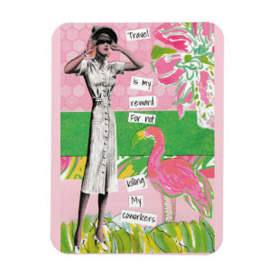 Magnet Flexible Aimant De Vacances Snarky Tuer Mes Coworkers