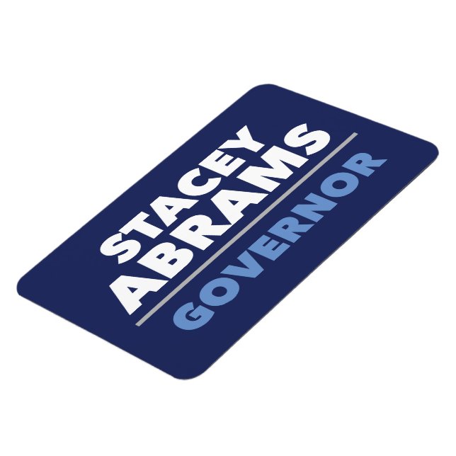 Magnet Flexible Aimant de voiture gras - Stacey Abrams pour gouver (Côté Gauche)