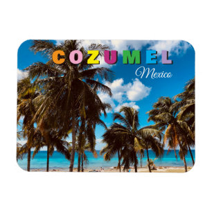 Magnet Flexible Aimant de voyage souvenir Cozumel Mexique