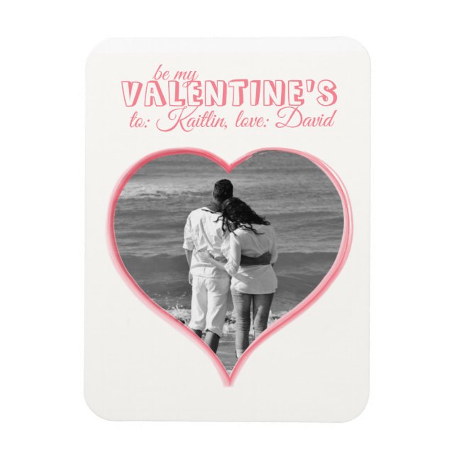 Magnet Flexible Aimant découpé en forme de coeur (Vertical)