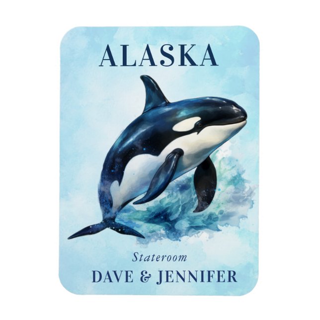 Magnet Flexible Aimant d'état du navire de croisière de l'Alaska (Vertical)