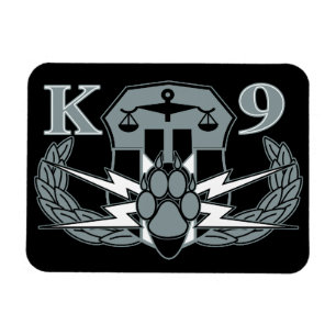 Magnet Flexible Aimant d'insignes de la détection K-9 d'explosifs