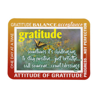 Magnet Flexible aimant d'inspiration de gratitude