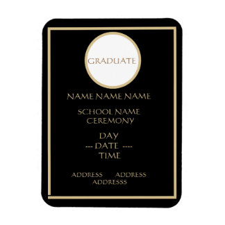 MAGNET FLEXIBLE AIMANT D'INVITATION POUR INSERT DE FIN D'ÉTUDES