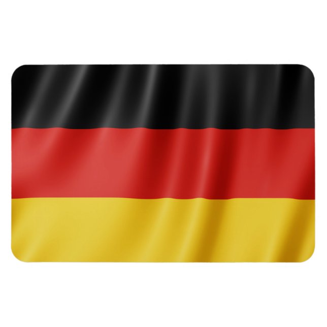 Magnet Flexible Aimant drapeau allemand (Horizontal)