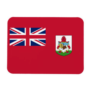 Magnet Flexible Aimant drapeau patriotique des Bermudes