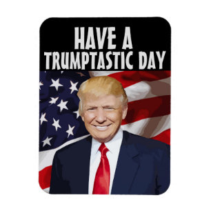 MAGNET FLEXIBLE AIMANT DRÔLE DE DONALD TRUMP