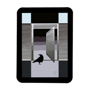 Magnet Flexible Aimant du Corbeau noir