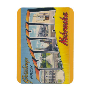 Magnet Flexible Aimant du Nébraska, Omaha