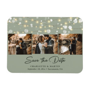 Magnet Flexible Aimant élégant de sauvegarde de date de mariage av