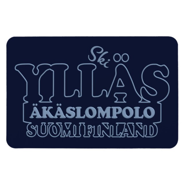 Magnet Flexible Aimant FINLANDAIS YLLÄS (Horizontal)