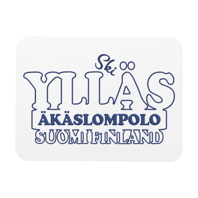 Magnet Flexible Aimant FINLANDAIS YLLÄS (Horizontal)