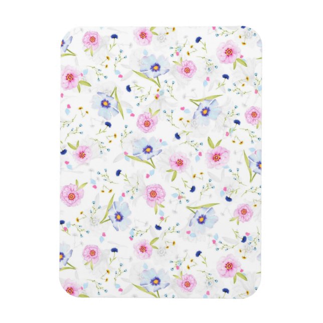 Magnet Flexible Aimant Fleurs de Jardin Fraîches (Vertical)