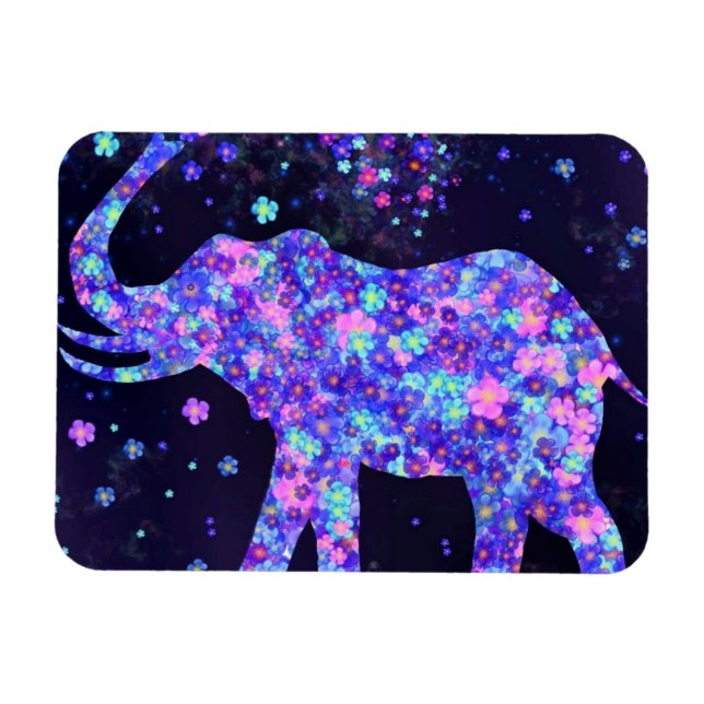 Magnet Flexible Aimant Fleurs d'éléphants - Printemps Joy (Horizontal)