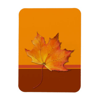 Magnet Flexible Aimant Flexi orange feuille d'érable
