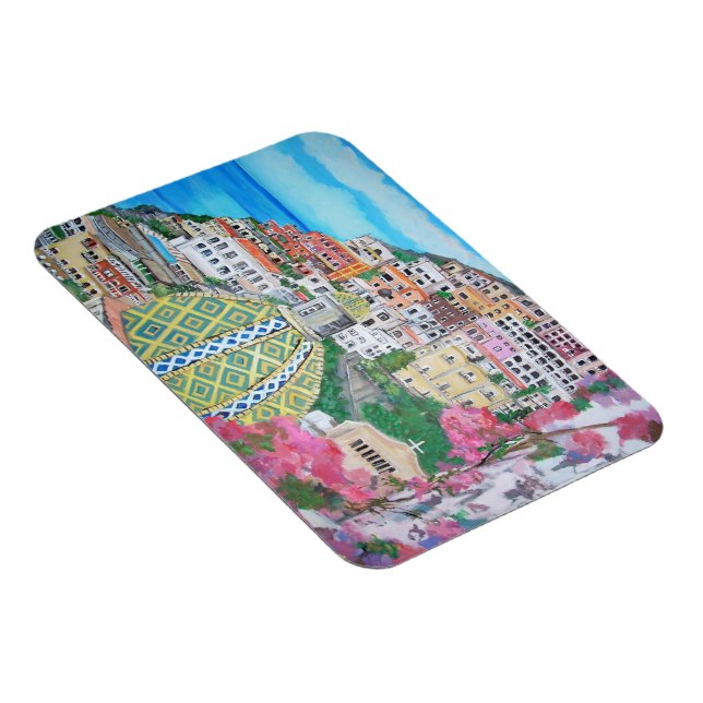 Magnet Flexible Aimant Flexi Premium - Positano, Italie (Côté Droit)